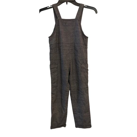 Preppy Art of Class Romper Jumper Overalls Girls Toddler 5T Gray Plaid Sleeveles - Picture 4 of 5